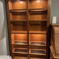 Oak Book Case (pair)