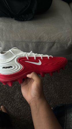 Nike cleats sz 11 red white and black