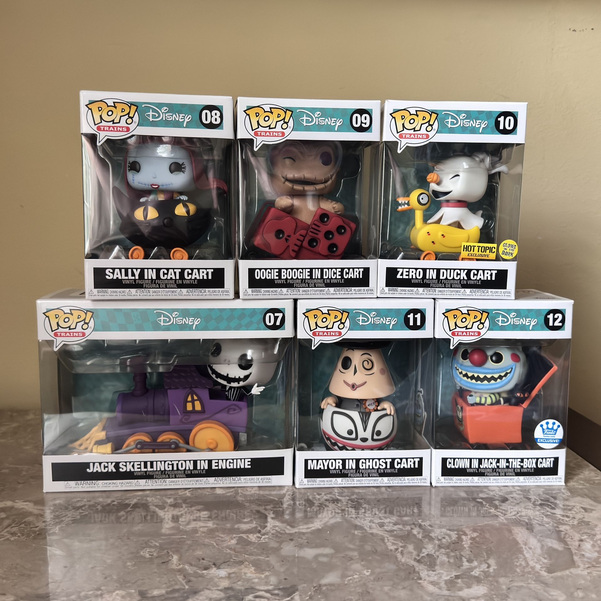 Set Funko Pop The Nightmare Before Christmas Train