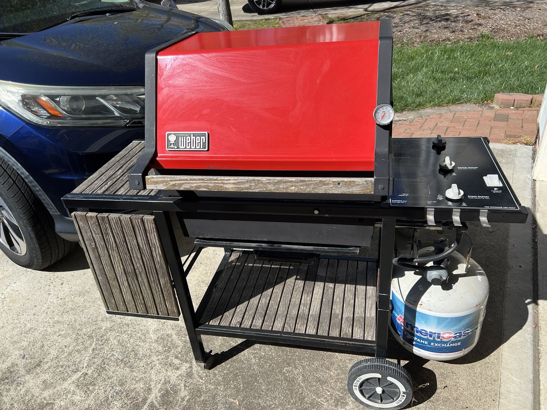 Weber propane grill