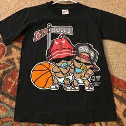 1996 Chicago Bulls baby character tshirt sz youth lg