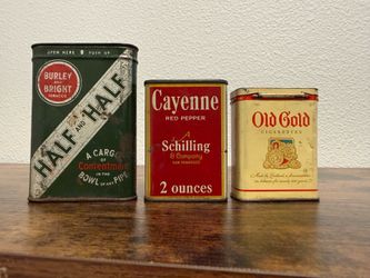 Antique cans