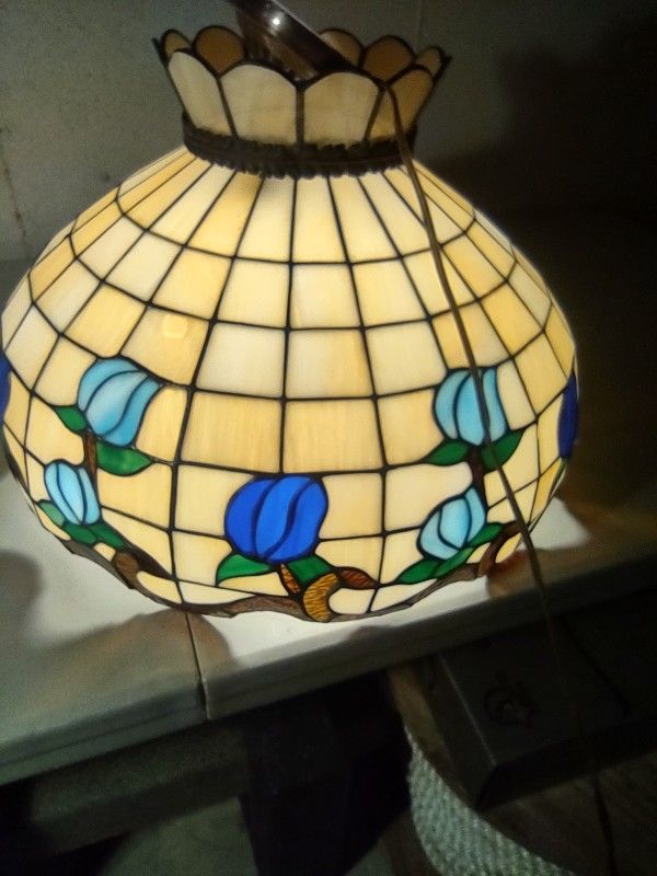 Stained Glass Hanging Lamp..Pick Up In Selden.NY