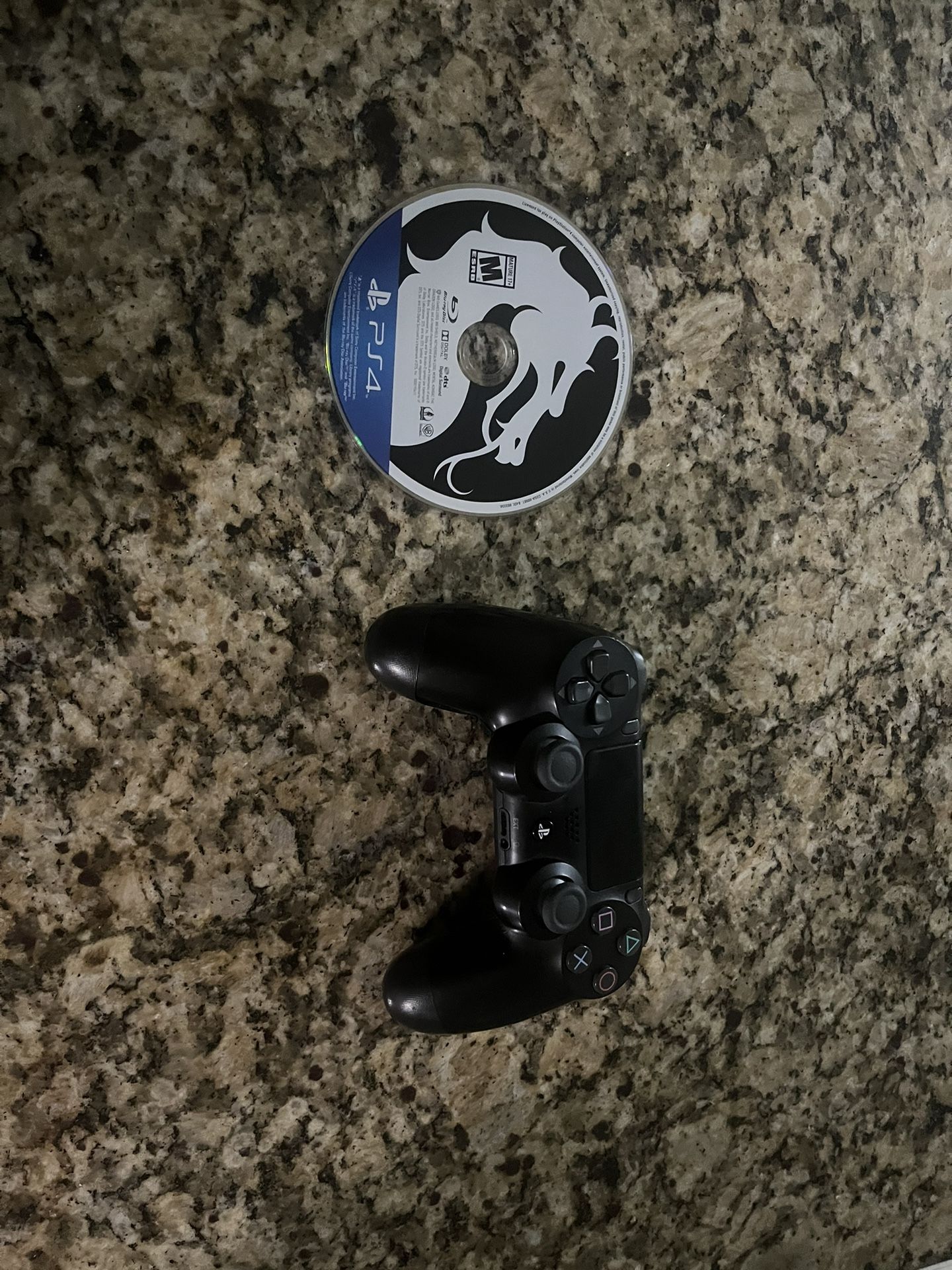 Black PS4 Controller. PlayStation MK10. Spare Controller 