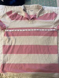 Old Navy Size M Preworn like new pink and white striped