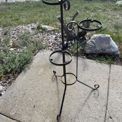 3 Tiered Wrought Iron Plant Stand