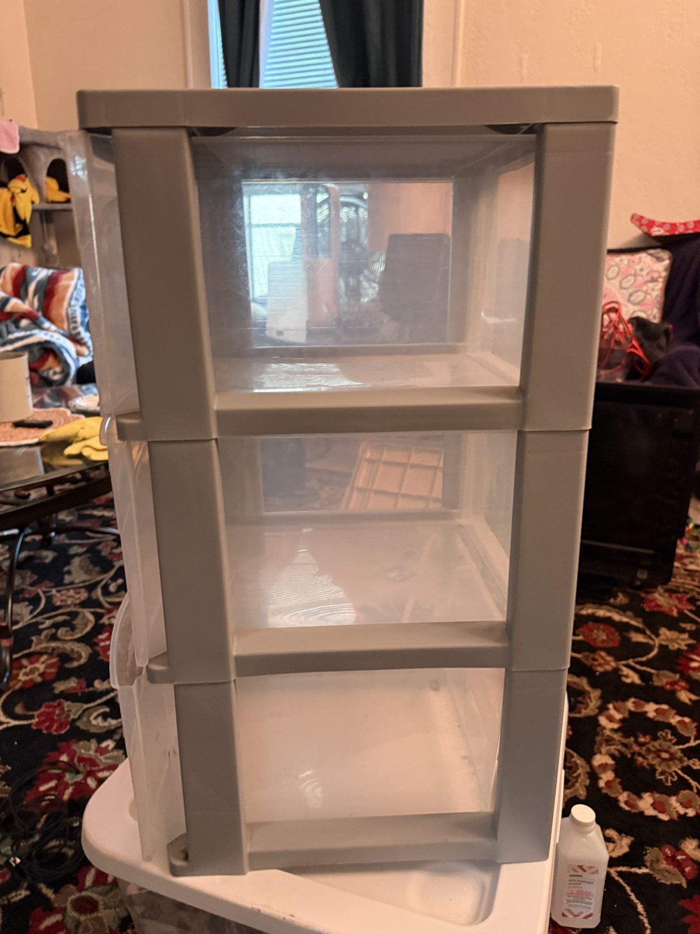 Plastic Three Draws Sterilite