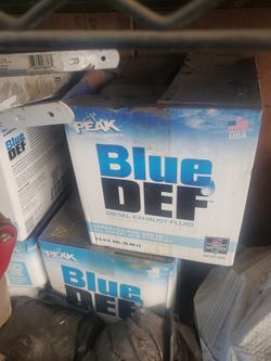Blue DEF Diesel EXHAUST FLUID