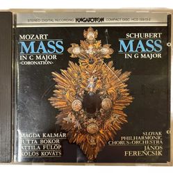 Mozart Coronation + Schubert #2 Mass in G Major (CD 1984) Music