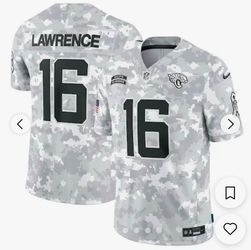 Nike Trevor Lawrence #16 Jaguars Salute to Service Jersey Size XL