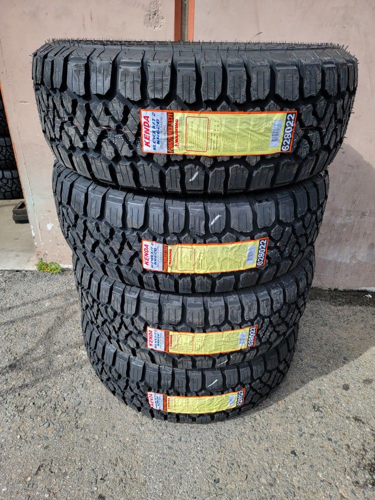 285 70 17 KENDA KEVLER ALL TERRAIN TIRES SILVERADO SUBURBAN AVALANCHE TAHOE SIERRA DENALI YUKON
