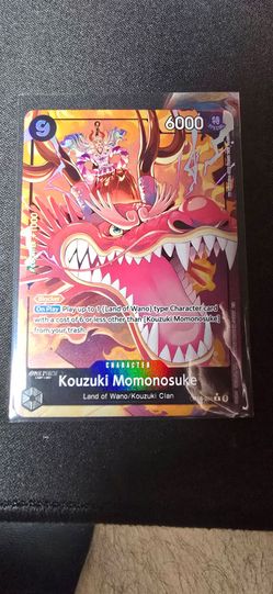 Kouzuki Momonosuke (085) (Alt Art) OP16-085 The Time of Battle One Piece Foil NM