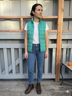 Marmot Green Quilted Synthetic Vest