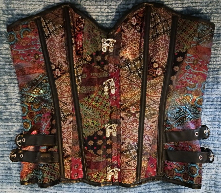 Charmain Steampunk Style Overbust Corset 5 x