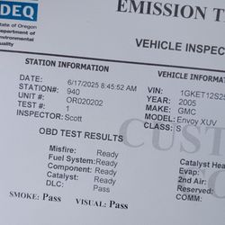 2005 GMC Envoy Xuv 