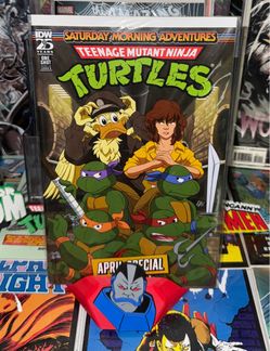 IDW Comics Saturday Morning Adventures TMNT Cover B