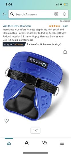 Comfort Fit Pets Step in No Pull Small Dog Harness