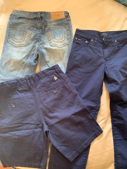 Boy’s pants and shorts size 12. $ 9 each