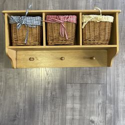 Shelf With Baskets 