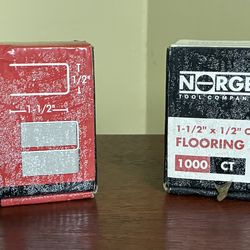 Norge 15.5G Flooring Staples – 2 New Boxes (2,000 Staples)