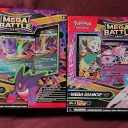 Mega Gengar And Mega Diancie Battle Deck Lot