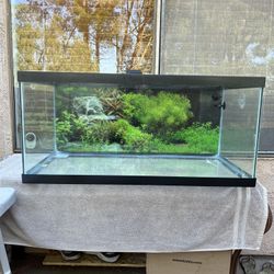 40g Fish Tank Breeder With Glass Top Cover