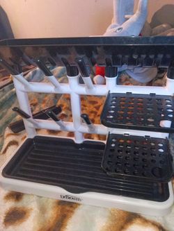 A bottle rack