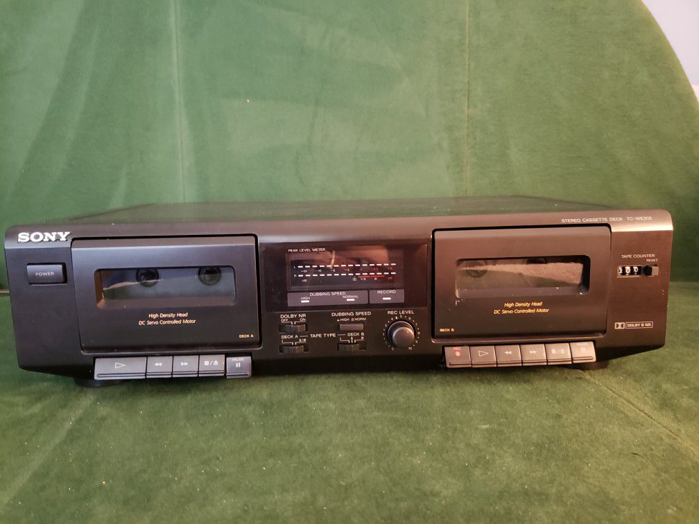 Sony Stereo Cassette Deck TC-WE305