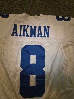 Troy Aikman 2xl XXL white home jersey