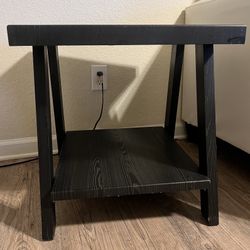 Set of 2 Black Side Tables – Great Condition – $45 For Both
