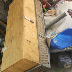 Galvanized Tow Hitch Cargo Carrier /lock Box