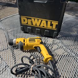 DeWalt DWD110 3/8” Corded Drill w/ Heavy Duty Case - Good Condition