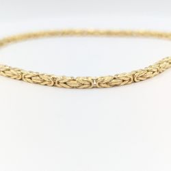 10kt Real Gold Byzentine Bracelet 