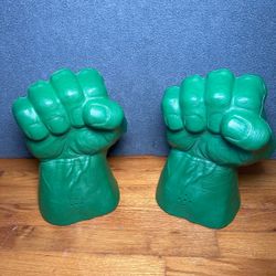 Incredible Hulk Hands 2003 Toy Biz - Electronic Smash Sounds (Set of 2, Both Right)