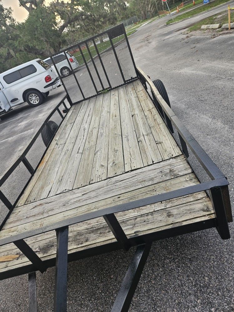 6 X 15 Utility Trailer With Ramp