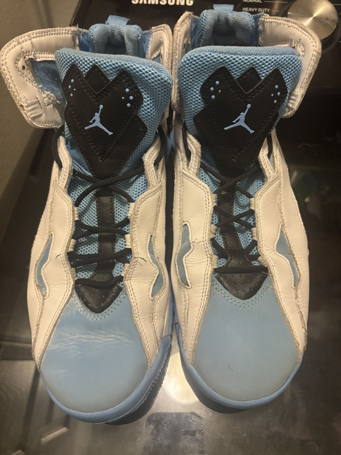 NIKE AIR Jordan True Flight (GS) White/Blue Size 10.5