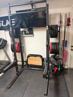 Rogue  Squat Rack with SAML-24 Safety Spotter Arms