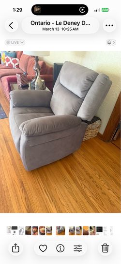Reclining glider Reclining glider