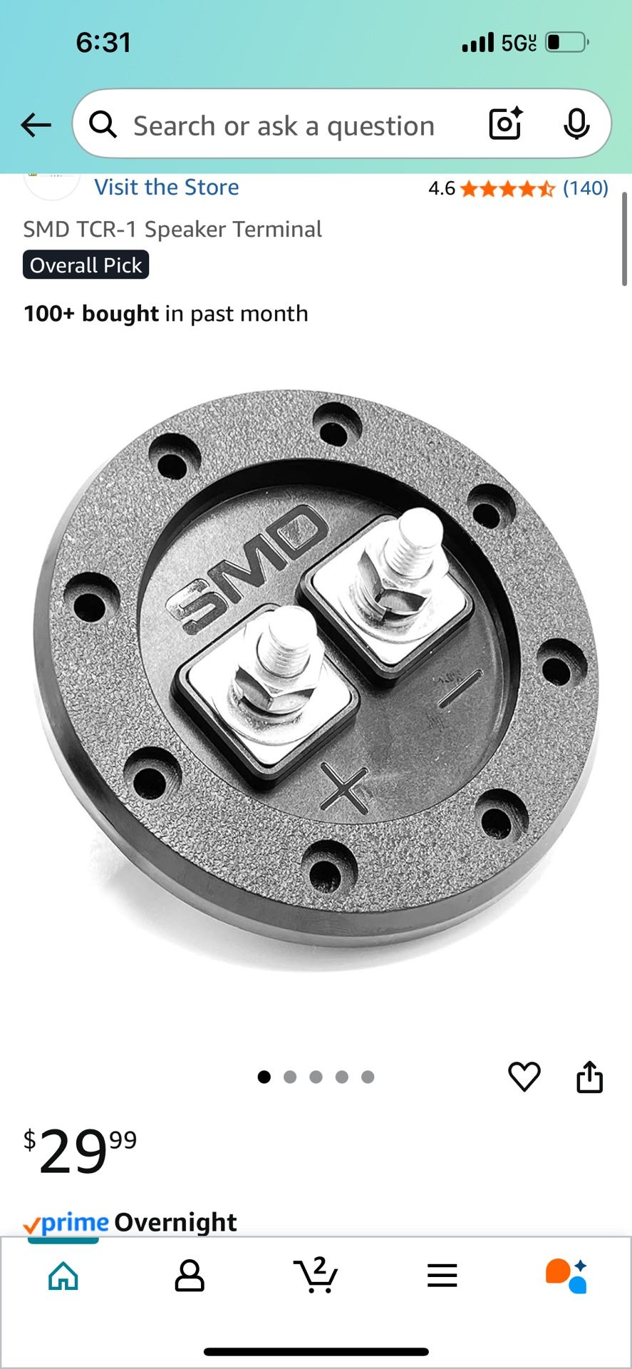 Subwoofer Box Terminal 