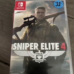 Sniper Elite 4 Nintendo Switch 