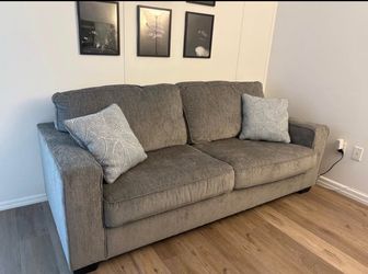 Gray Sofa w/ 2 pillows