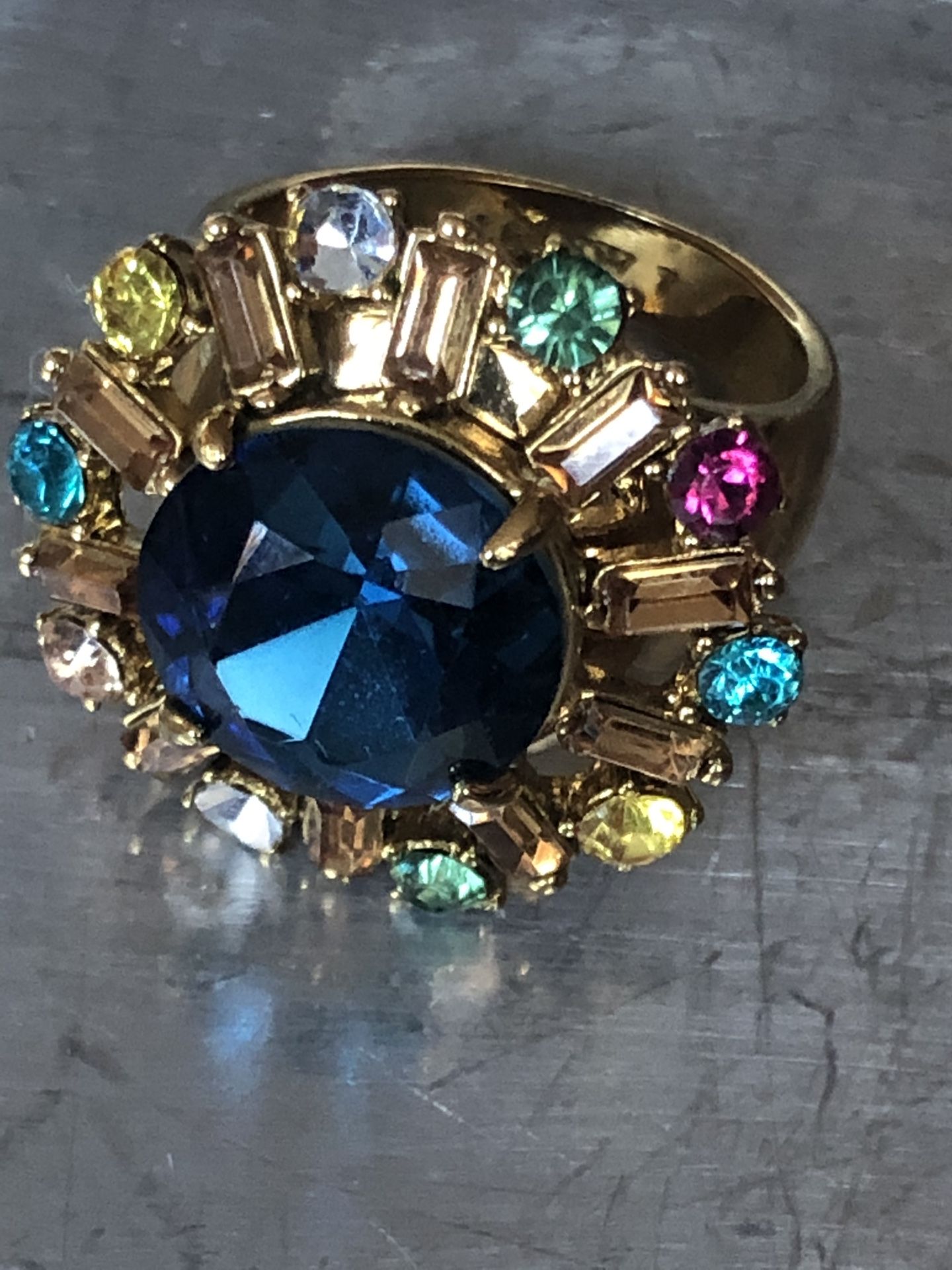 Vintage Signed j crew earrings & Ring Set