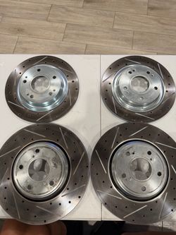10th Gen Si Drilled and Slotted Rotors