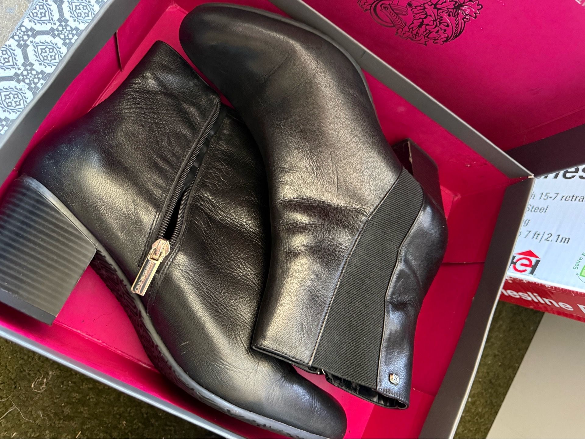 Black Leather Boots