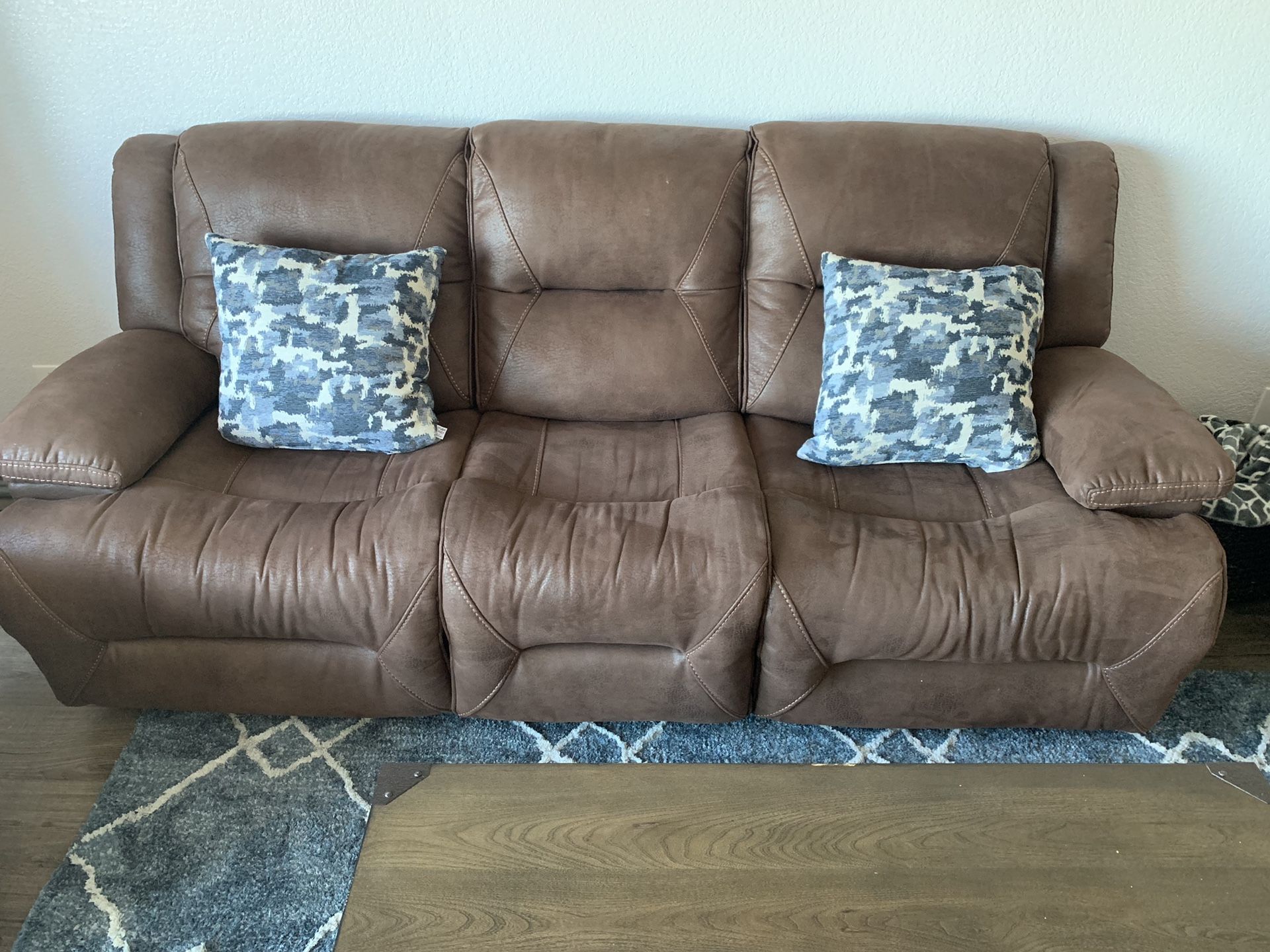 Free Brown Sofa Good Condition