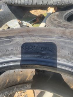 Used Goodyear Tires 265/60/r20