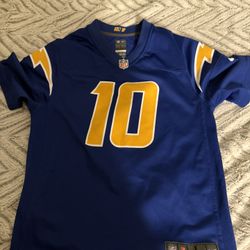 Navy and Yellow Justin Herbert Jersey