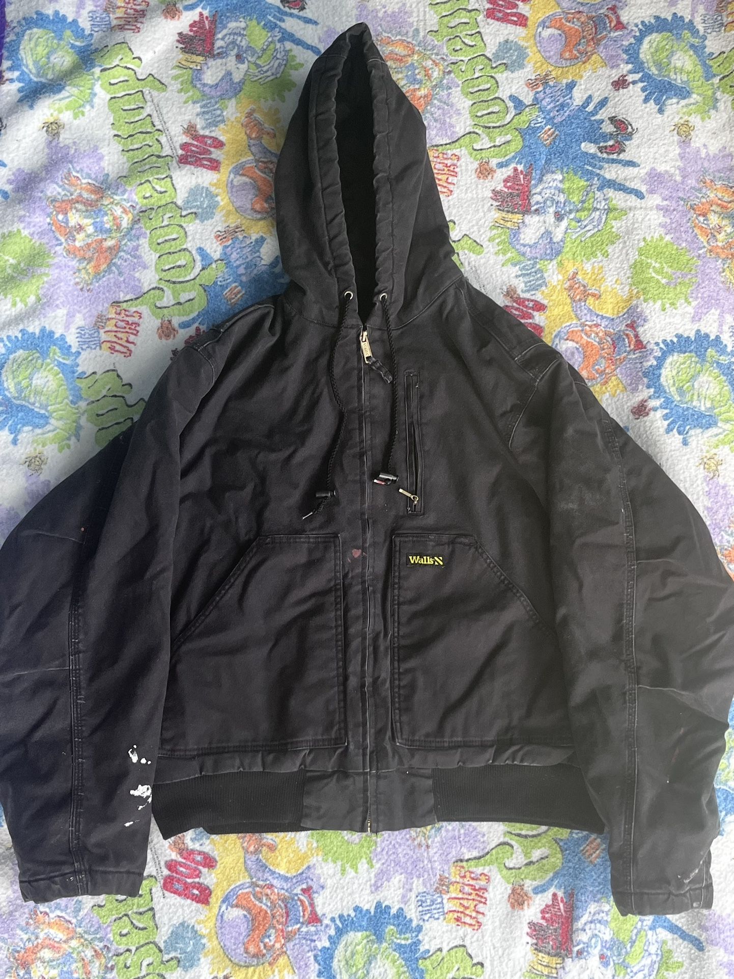 Distressed Walls Canvas Coat