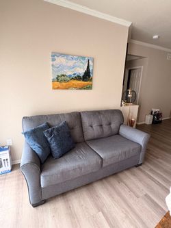 Living Room Sofa - Blue