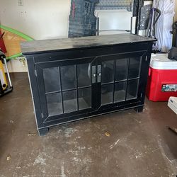 Tv console cabinet 75$